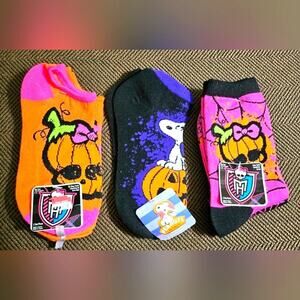 Halloween Sock Bundle Women 6 - 11 Low Cut Crew Pumpkin Holiday Grunge Goth